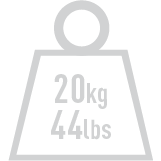 Weight 20kg 44lbs