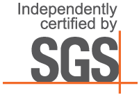 Independently safety tested and certified by SGS